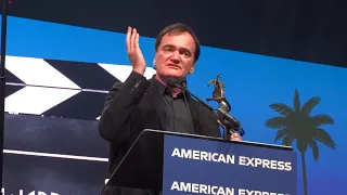 Quentin Tarantino Acceptance Speech at PSIFF January 2, 2020