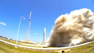 POW! Remote Camera Gets Beaten Up By The Atlas V / AFSPC-5 X-37B Launch