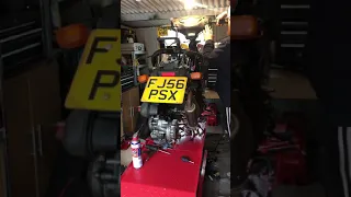 Sym jet 50cc first start up after full piston and barrel