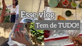 SUPER VLOG ORGANIZAÇÃO COMPRAS MESA POSTA ALMOÇO E LOOKS