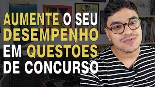 Como SAIR dos 70-80% de Acertos em Questões de Concurso