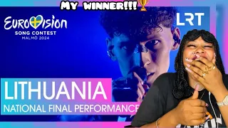 Silvester Belt - Luktelk | Lithuania 🇱🇹 | National Final Performance | Eurovision 2024 REACTION