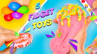 5 Необычных Идей сделать Антистресс своими руками Сквиш, Поп ит и др… Pop it fidget toys