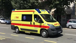 Citroen Jumper  Ambulance 71 Rijeka Ambulance Service Responding With Lights And Siren