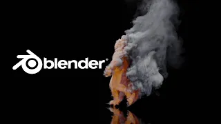 Fire Smoke Dude created in Blender 3.2