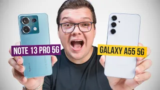 Galaxy A55 vs Redmi Note 13 PRO 5G! qual COMPRAR? Comparativo