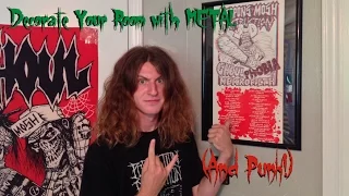 Decorate Your Room With Metal (and Punk!)