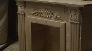 Декоративный камин своими руками Часть вторая. fireplace portal