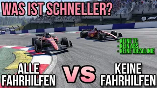 WIE GROß IST DER UNTERSCHIED in F1 22? Fahrhilfen gegen keine Fahrhilfen [TC, ABS, Ideallinie AUS]