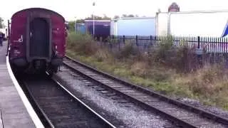A4 60007 Sir Nigel Gresley East Lancs Railway 26th Oct 2014. Part 2