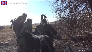 17.11.2014 Nikishino, Donetsk region. Battle for Nikishino.