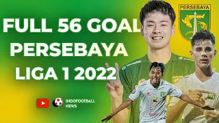 FULL HIGHLIGHT PARADE 56 GOAL Persebaya Surabaya 2022 DI LIGA 1 INDONESIA