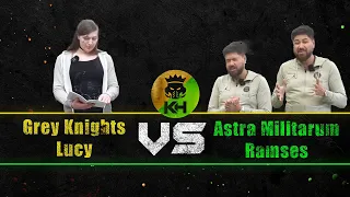 EUER WUNSCH! Grey Knights VS Astra Militarum - Lucy VS Ramses - Warhammer 40k Battlereport