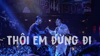 [@1900LeTheatre x @hoanglongmck] MCK ft Trung Trần - Thôi em đừng đi live