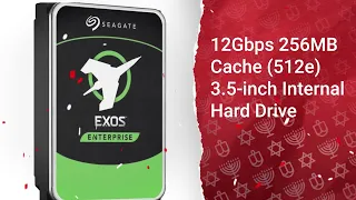 ST14000NM002G Seagate Exos X16 Enterprise 14TB 7200RPM SAS 12Gbps 256MB Cache 512e 3.5" Hard Drive