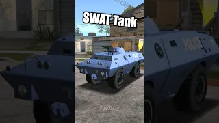 How To Get SWAT Tank in GTA San Andreas (Unique Vehicle)