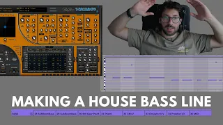 how I make a house bass line | distilled noise