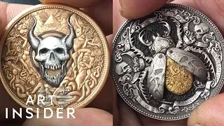 Coins Have Hidden Booby Traps And Secret Levers | Insider Art