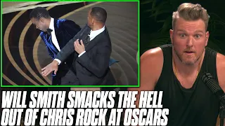 Pat McAfee's Thoughts On Will Smith SLAPPING THE HELL Out Of Chris Rock At Oscars