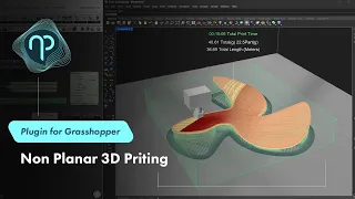 Non-PlanaR3D Tutorial - Non Planar 3D printing algorithm for Grasshopper