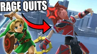 Making people RAGE on Elite Smash with Young Link