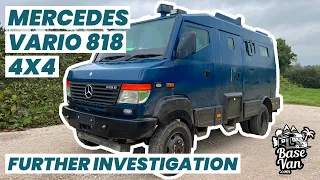 Mercedes VARIO 818 4X4 Further Investigation