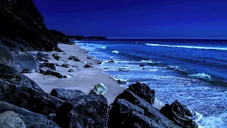 Sleep On A Beautiful Praia de Blimunda Beach Tonight - Ocean Sounds of Waves For Deep Sleeping