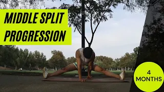 My Middle Split Test, Routine And Progress After 4 Months Of Training