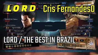 #鉄拳7 #Tekken 7 Lord ozn The best player in Brazil ( Kazuya ) Vs Cris Fernandes0 ( King )