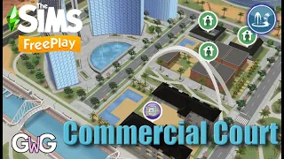 The Sims Freeplay- Commercial Court ALL Tasks and Prizes [Sim Springs 5]