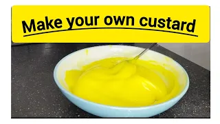 Make your own Custard