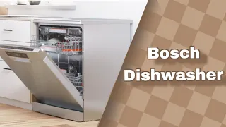 Bosch Dishwasher | SMS66GI01I | Explanation | Demo