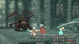 Final Fantasy 9 battle gameplay on Psxfin