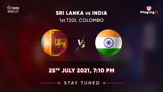 LIVE : INDIA vs SRI LANKA 1ST T20I | DIGITAL AUDIO COMMENTARY I 2021