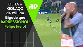 QUE GOLAÇO FO**! Willian Bigode deixa rival NO CHÃO e IMPRESSIONA Felipe Melo com GOL do Fluminense!
