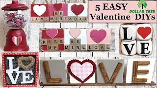 💖5 EASY DOLLAR TREE Farmhouse VALENTINE DIYS💖 #dollartreediy #farmhousedecor #easyhomedecordiy