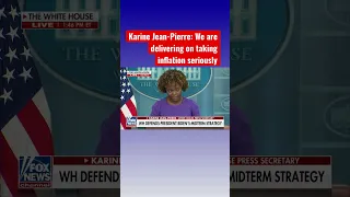 Karine Jean-Pierre touts economic progress under Biden #shorts