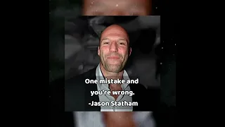 Wisdom from Jason Statham Part 1 #wisdom #quotes #selfimprovement #philosophy #humanity #deepthought