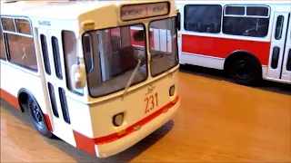 Масштабные модели троллейбусов ЗИУ.