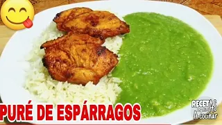 Así PREPARO mi PURÉ de ESPÁRRAGOS FÁCIL RICO y NUTRITIVO / Receta peruana