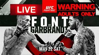 UFC VEGAS 27: ROB FONT VS CODY GARBRANDT LIVE BETTING STREAM