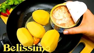 If you have potatoes and canned food at home It is so delicious that I cook it almost every day❗ASMR