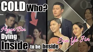 WHO says Hyun Bin is COLD to Son Ye Jin? He's dying inside to be beside her / - 현빈 ❤️ 손예진