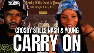 WATERBED VIBES! 🎵 Crosby, Stills, Nash, & Young - Carry On / Questions REACTION