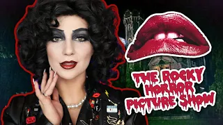 Dr. Frank N Furter Makeup Tutorial👄🖤【The Rocky Horror Picture Show】| Halloween 2022 | Madalyn Cline