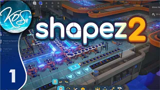 LIKE FACTORIO ON STERIODS! - Shapez 2 - (Let's Get Addicted!) First Look, Let's Play