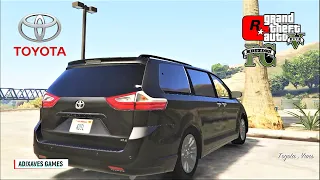 Toyota Sienna Limited 2011 | GTA V Real Life Mods | Vehicle TestDrive Review | GTA 5 Gameplay @60FPS