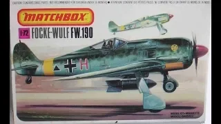 Matchbox 1 72nd Scale Focke Wolf Fw 190A In Box Review