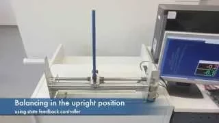 Swing-up and balancing control of an inverted pendulum mechanism
