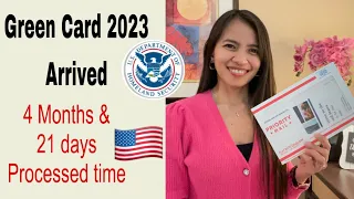 MY USA GREEN CARD ARRIVED IN MAIL | PERMANENT RESIDENT CARD| ADJUST STATUS 2023